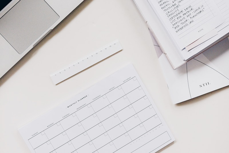 Budget notebook and financial planning